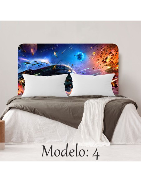 Cabecero personalizado espacio