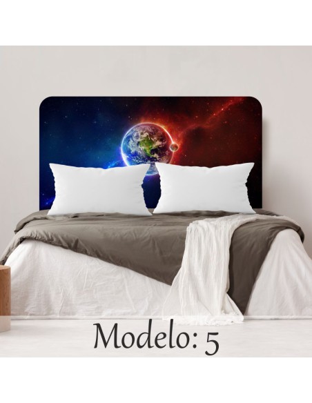 Cabecero personalizado espacio