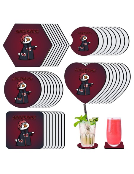 Posavasos personalizados Aducksuki