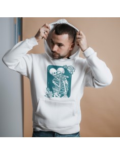 Sudadera unisex Skull love