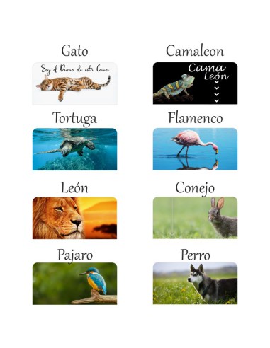 Cabecero personalizado Animales
