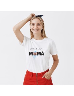 Camiseta personalizada Te amo Mamá