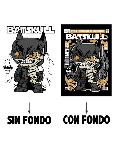 Camiseta unisex BabSkull pop
