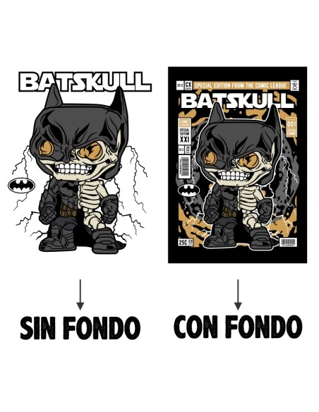 Camiseta unisex BabSkull pop