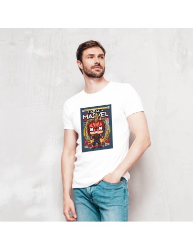 Camiseta unisex Capitan Marvel pop