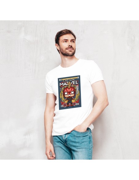 Camiseta unisex Capitan Marvel pop