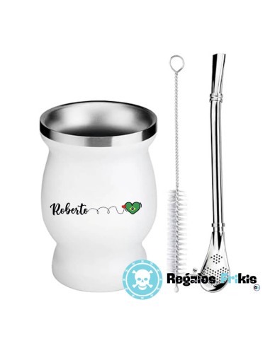 Guampa - Vaso mate nombre personalizado