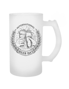 Jarras de Cristal Esmerilado Personalizados 2