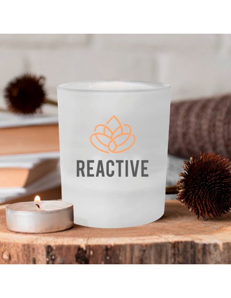 Vaso de Cristal Esmerilado Personalizable