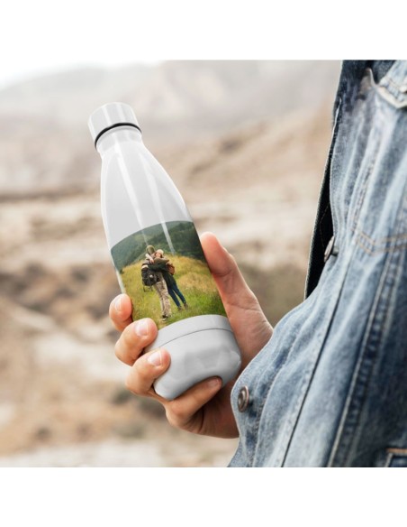 Bidones de Acero Inoxidable Personalizados - Botellas Reutilizables de 650ml