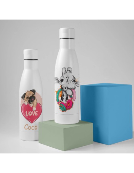 Bidones de Acero Inoxidable Personalizados - Botellas Reutilizables de 650ml